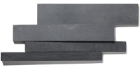 Cladding Series Sutra Black 6×22 V Parallels Mosaic Honed