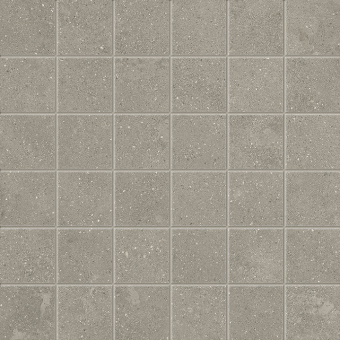 Romana Dark Gray 2×2 Cross Cut Mosaic Matt Rectified