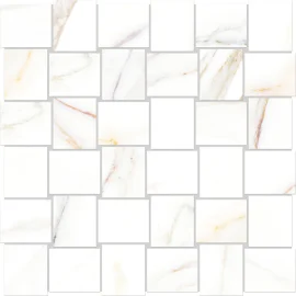 Cava Bianco 12×12 Intreccio Mosaic Satin Rectified Cava Bianco 12×12 Intreccio Mosaic Satin Rectified