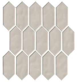 Regina Sand 2×5 Picket Mosaic Glossy