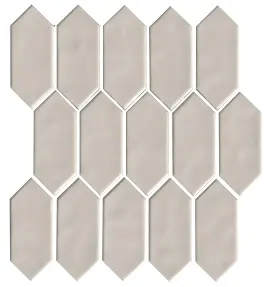 Regina Sand 2×5 Picket Mosaic Glossy
