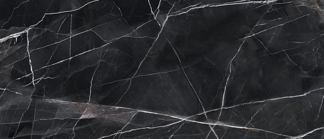 Majesto Calacatta Noir 48×110 Slab Honed Rectified