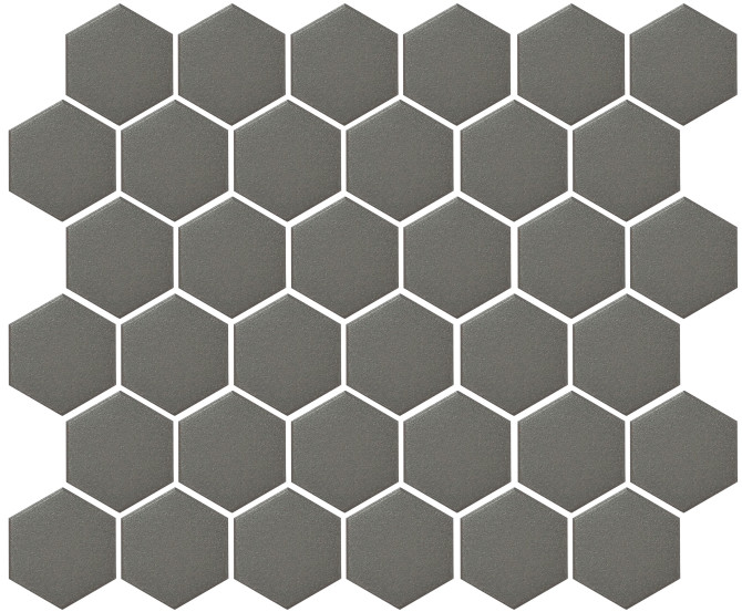 Back to Basics Taupe 2″ Hexagon Mosaic