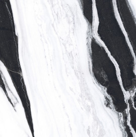 B&W_Marble Crest 48×48 Slab Glossy Rectified