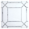 Specialty Mosaic Collection Thassos Select & Italian Carrara 8×8 Pickets Mosaic