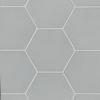6th Avenue Pale Sky 6″ Hexagon Glossy