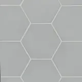 6th Avenue Pale Sky 6″ Hexagon Glossy