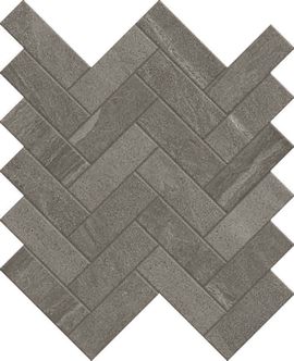 Stoneways Night 1×4 Herringbone Matte Mosaic