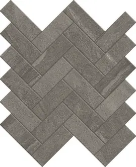 Stoneways Night 1×4 Herringbone Matte Mosaic