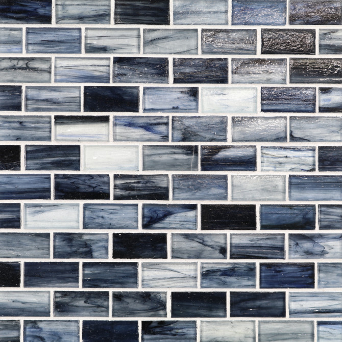 Tozen Argon 1×2 Brick Mosaic Natural