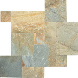 Stone Source Golden Sun Versailles Pattern (12 pcs, 15.75 sf)