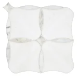 Olynthos Ready to Ship Calacatta And Thassos Standard 12×12 Four Square Mosaic Olynthos Ready to Ship Calacatta And Thassos Standard 12×12 Four Square Mosaic