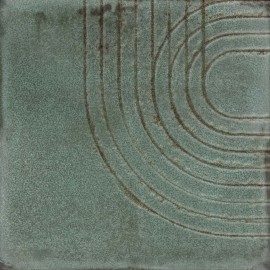 Enso Green 5×5 Wabi Field Tile Matte