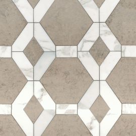 Studio Moderne Stone Calacata/London Grey 18×18 Hollywood Grand Decorative Pattern Honed Studio Moderne Stone Calacata/London Grey 18×18 Hollywood Grand Decorative Pattern Honed