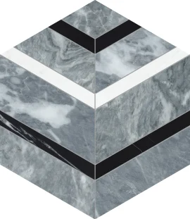 Waterjet Stone Mosaics Monochromo 5×6 Hexo Mosaic Honed Waterjet Stone Mosaics Monochromo 5×6 Hexo Mosaic Honed