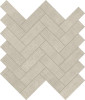 Fray Pearl 1×4 Herringbone Mosaic Matte