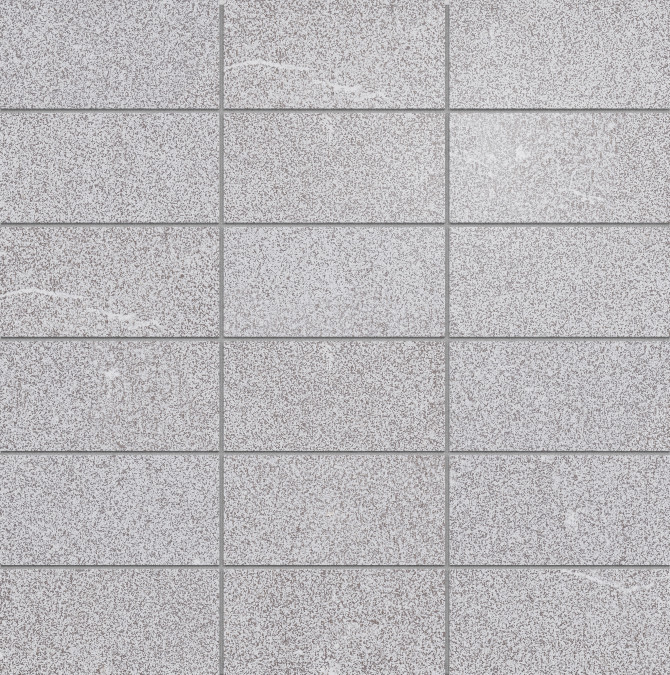 Roxy Light Gray 2×4 Mosaic Leather