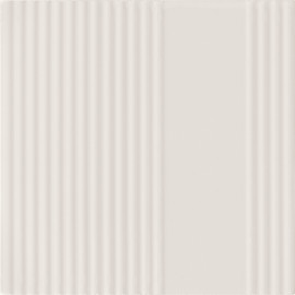 Rhyme and Reason Bone 6×6 Square Ripple Field Tile