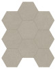 Serena Valley 4″ Hexagon Mosaic Organic Matte