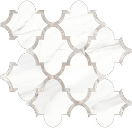 Caspar Volakas 12×12 Arabesque Mosaic Polished