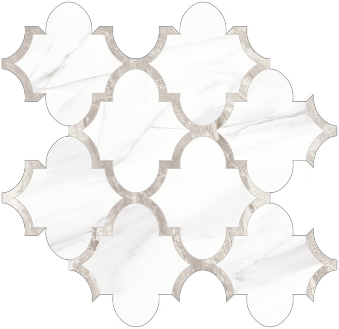 Caspar Volakas 12×12 Arabesque Mosaic Polished