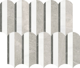 Waterjet Stone Mosaics Mist 11×12 Hydros Mosaic Honed