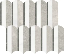Waterjet Stone Mosaics Mist 11×12 Hydros Mosaic Honed Waterjet Stone Mosaics Mist 11×12 Hydros Mosaic Honed