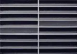 Sairin Matt Black 1×8 Mosaic Matte