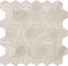 Strada Mist 2″ Hex Mosaic Honed