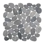 Random Series Grey Marble 12×12 Cobbles Mosaic Tumbled Random Series Grey Marble 12×12 Cobbles Mosaic Tumbled