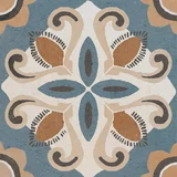 Tuscany Blue 8×8 Classic Mix Decorative Tile