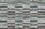Waterjet Stone Mosaics Tropic 1×6 Stacked Mosaic Mixed