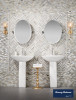 Tommy Bahama Cappadocia 1x2 mosaic and Zig and Zag Mosaic