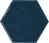 Playscapes Midnight Blue 4″ Hexagon Wall Tile Glossy