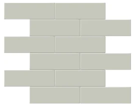 Nantucket Sage 2×6 Brick Mosaic Glossy Nantucket Sage 2×6 Brick Mosaic Glossy