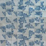 Rice Grigio 6×6 Blossom Decorative Tile