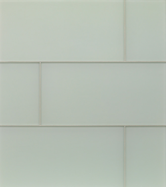 Tomei Modules Frost Green 9×18 Field Tile Silk