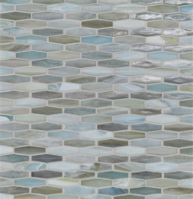 Agate Firenze 5/8×2 Martini Mosaic Ribbed
