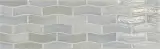 JAW (Just Add Water) Matera 1×3 Zing Border Mosaic Pearl