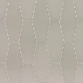 6th Avenue Fog 2×6 Long Hexagon Mosaic Glossy