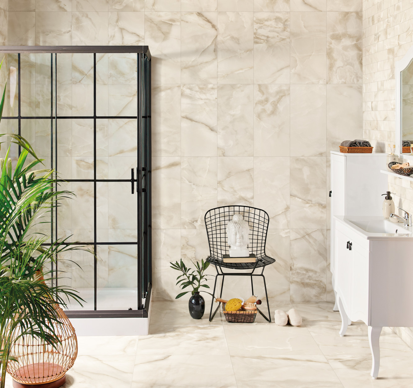 Onyx Ivory 12x24 Matte and 24x24 Polished