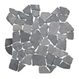 Mosaic Series Grey Marble 18×18 Large Random Mosaic Tumbled Mosaic Series Grey Marble 18×18 Large Random Mosaic Tumbled