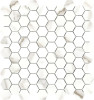 Caspar Calacatta 1-1/4″ Hexagon Mosaic Polished