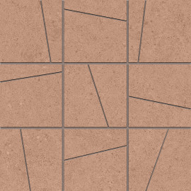 Argent 2.0 Sunkissed Rose 4×4 Random Angle Mosaic