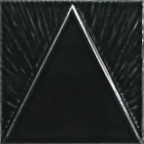 Palm Canyon Translucent Black 5xx5 Facet Decorative Tile