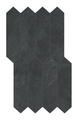 Slab2 Dark 13×21 Mesh Mosaic