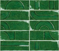 Hammer Emerald 2×6 Decorative Tile Glossy