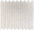 Bijoux White Gloss 13×11 Mini Herringbone Mosaic Gloss