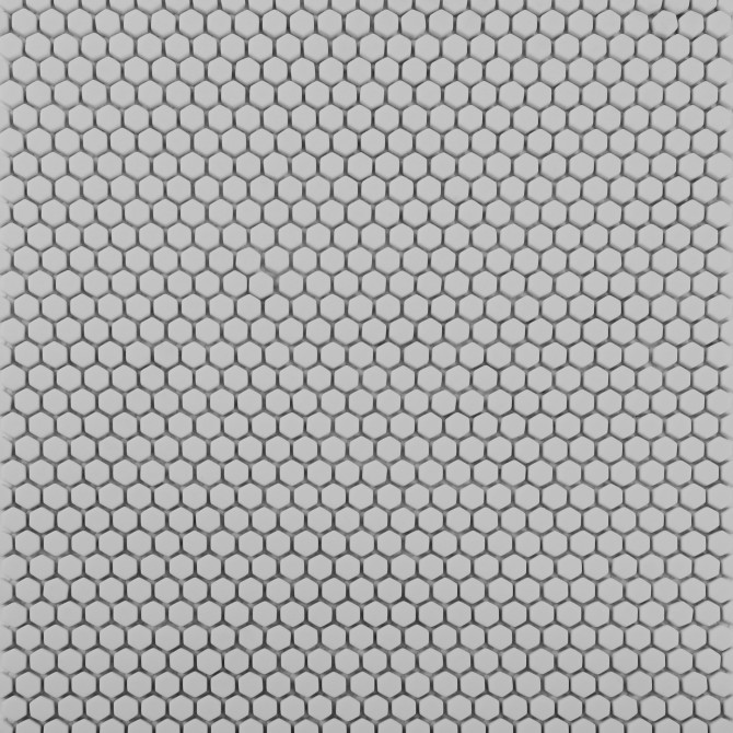 Nano Gray 3/8″ Hexagon Mosaic