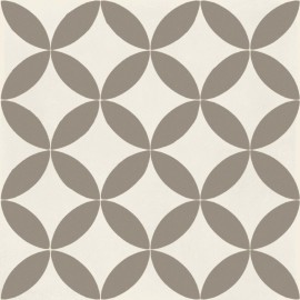 D_Segni Chalk/Mud Blend 8×8 Stella Decorative Tile Matte